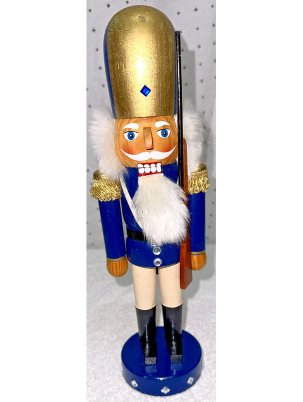 Wooden Nutcracker Village~Handcrafted In 2004 Christmas Soldier 12 Inch